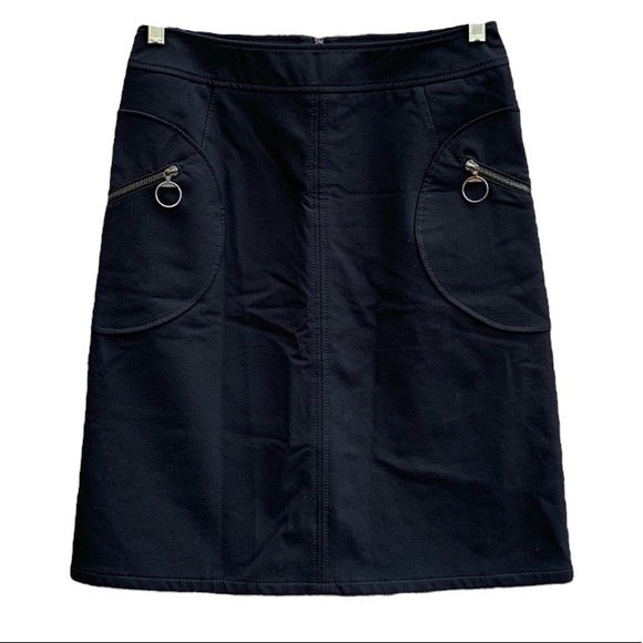 Prada | Skirts | Prada Sport 200s Vintage Black Nylon Zipper Aline